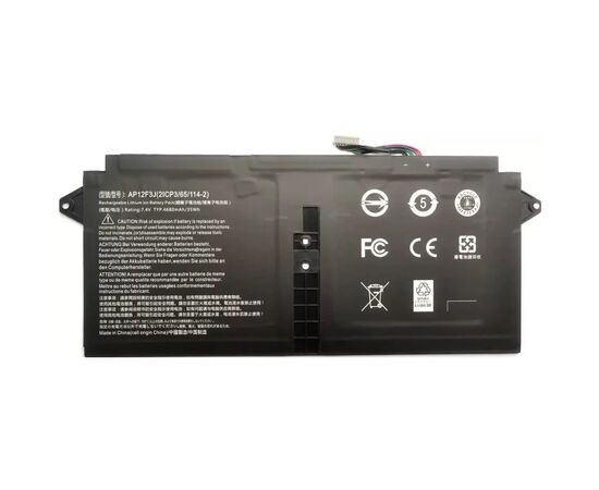 Акумулятор до ноутбука Acer AP12F3J Aspire S7-391, 4680mAh (35Wh), 4cell, 7.4V, Li-Pol AlSoft (A71118)