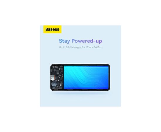 Батарея універсальна Baseus Airpow 30000mAh 20W PD/3.0, QC/3.0, black (PPQD090101), зображення 4