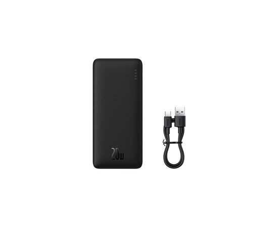 Батарея універсальна Baseus Airpow 30000mAh 20W PD/3.0, QC/3.0, black (PPQD090101), зображення 9