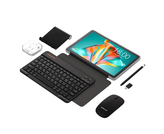 Планшет Teclast P30T KIT 10.1 4/128Gb Wi-Fi Gray Клавіатура/Миша/Навушники/Підставка/Стилус/Чохол (6940709688212), изображение 3