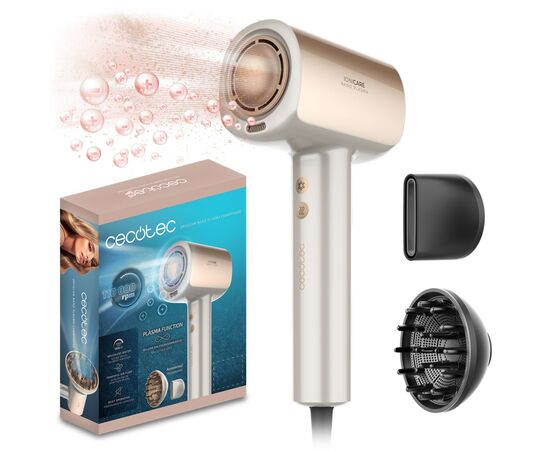 Фен Cecotec DryGlam Nano Plasma Champagne (A01_EU01_101438)