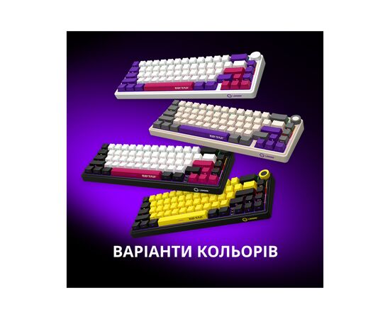 Клавиатура Lorgar KBP70MW Pro RGB Wireless/Bluetooth/USB UA Black/red (LRG-KBP70MW-BK-US), изображение 12
