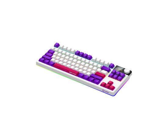Клавіатура Lorgar KBP70TKLW Wireless TKL Mechanical Pro UA White (LRG-KBP70TKLW-WH-US), зображення 2