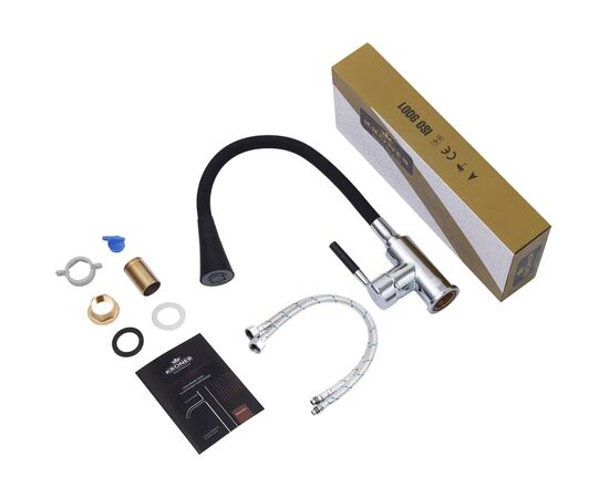 Смеситель Kroner Kuche-C132BLK (CV033126), изображение 8