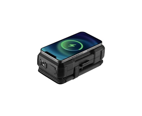 Батарея універсальна Sandberg 27000mAh Solar 5-Panel 8W, PD/20W, IP54, Flashlight, wireless charging 15W (421-06), зображення 10