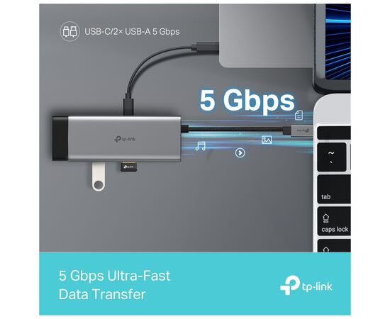 Порт-репликатор TP-Link USB Type-C 5-в-1 (UH5020C), изображение 7