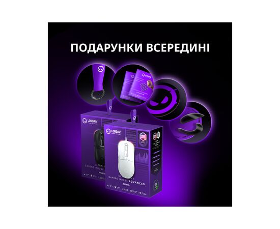 Мышка Lorgar MSA10 Ultralight USB White (LRG-MSA10-WH), изображение 12