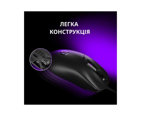 Мышка Lorgar MSA10 Ultralight USB White (LRG-MSA10-WH), изображение 6