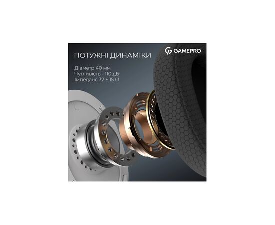 Наушники GamePro Asgard Bragi 7.1 RGB Tri-Mod White (HSW250W), изображение 7