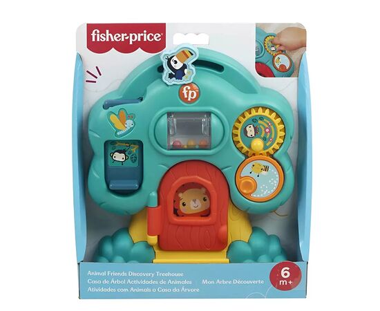 Развивающая игрушка Fisher-Price Веселые животные Автомобиль (HXK32), изображение 5