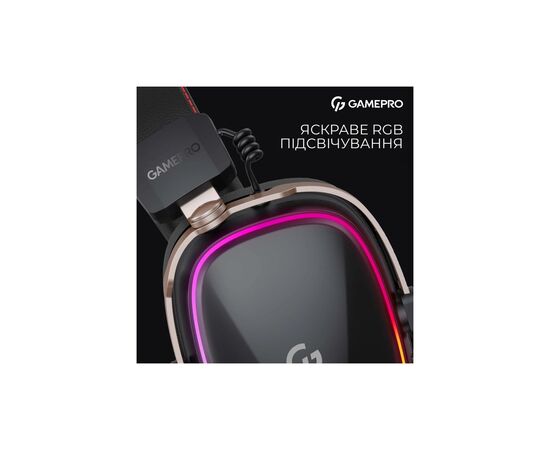 Наушники GamePro Asgard Valkyria RGB Tri-Mod (HSW249B), изображение 12