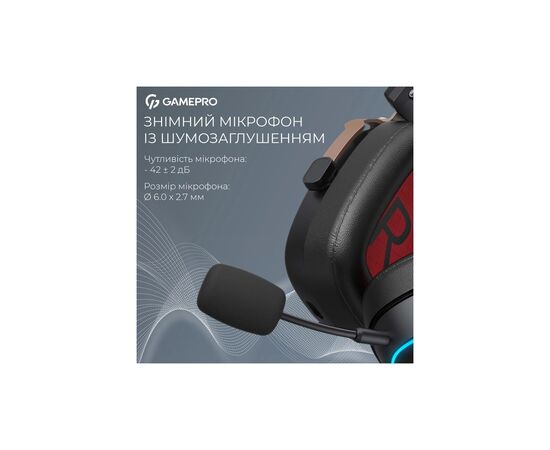 Наушники GamePro Asgard Valkyria RGB Tri-Mod (HSW249B), изображение 7