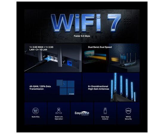 Маршрутизатор Mercusys MR37BE, зображення 3