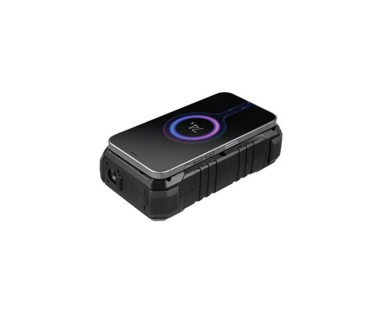 Батарея універсальна Sandberg 27000mAh Survivor PD/65W, IP66, LED Torch, QC/3.0/18W, QI-15W, Pass-Through Charging (420-99), зображення 3