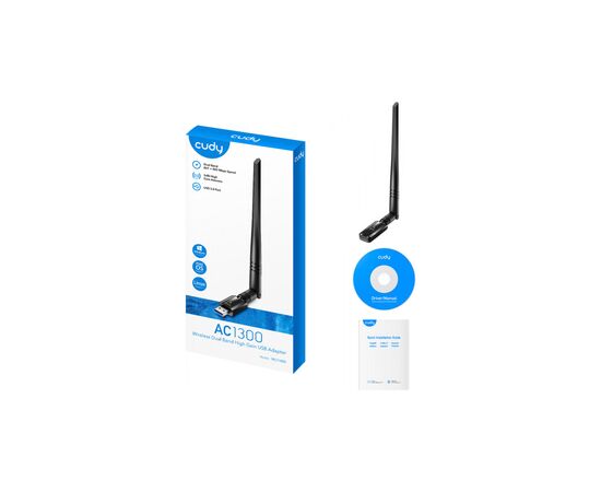 Мережева карта Wi-Fi Cudy WU1400, зображення 6