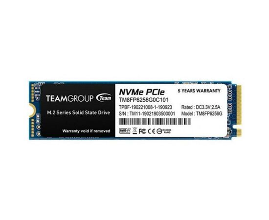 Накопитель SSD M.2 2280 256GB Team (TM8FP6256G0C101)