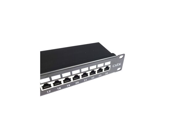 Патч-панель 19" 24xRJ45 STP cat.6, 1U Eserver (WT-2084-CAT 6), зображення 3