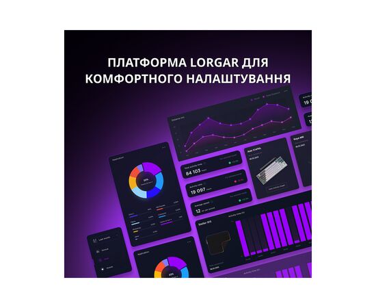 Клавиатура Lorgar Azar 514TKL RGB Mechanical USB UA White/Grey (LRG-GK514TKL-WH-UA), изображение 10