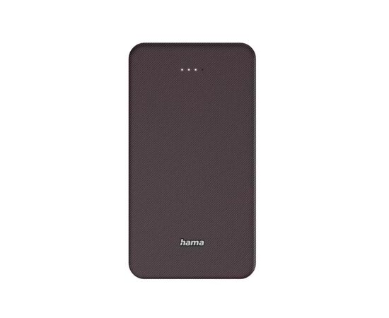 Батарея універсальна Hama 20000mAh, 15W/5V/3A, USB-C, USB-A, plum (00201715)