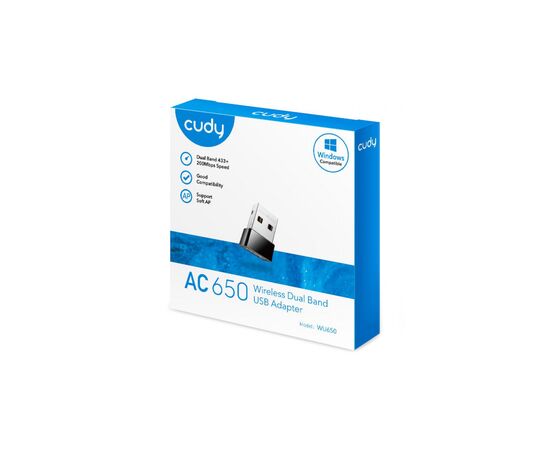 Мережева карта Wi-Fi Cudy WU650, зображення 4