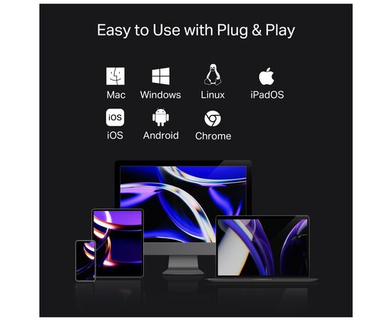 Порт-репликатор TP-Link USB Type-C 9-в-1 (UH9120C), изображение 12