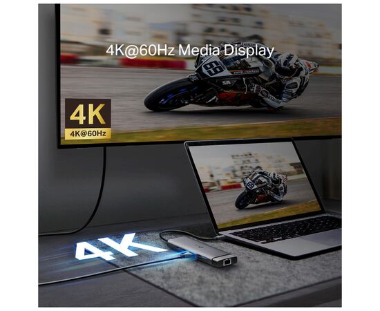 Порт-репликатор TP-Link USB Type-C 9-в-1 (UH9120C), изображение 6