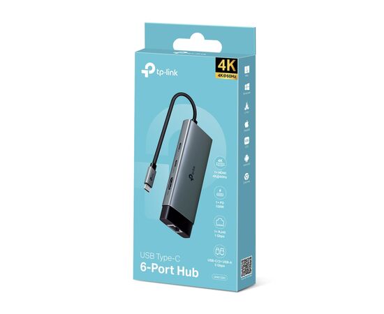 Порт-репликатор TP-Link USB Type-C 6-в-1 (UH6120C), изображение 12