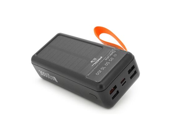 Батарея универсальная ACL 30000mAh, Solar, 22.5W, cables Type-C + Lighting, Black (ACL PW-141), изображение 2