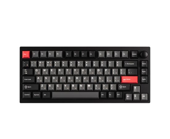 Клавіатура Lemokey P1 Pro Super Banana RGB Wireless/Bluetooth/USB Carbon Black (P1P-M4-UA), зображення 4