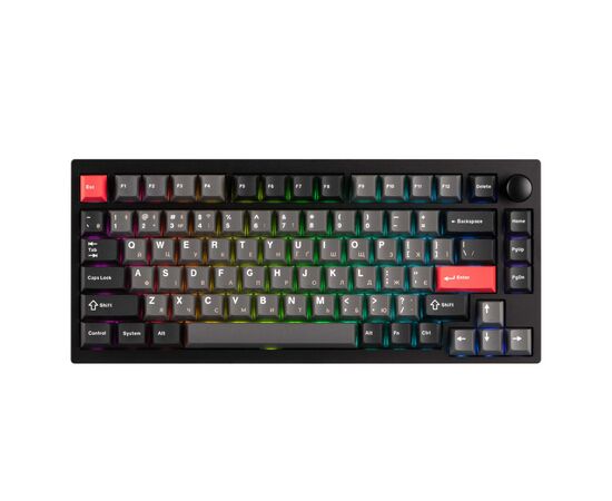 Клавіатура Lemokey P1 Pro Super Banana RGB Wireless/Bluetooth/USB Carbon Black (P1P-M4-UA)