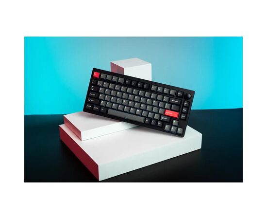 Клавіатура Lemokey P1 Pro Super Brown RGB Wireless/Bluetooth/USB Carbon Black (P1P-M3-UA), зображення 3