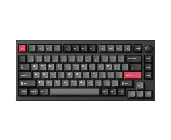 Клавіатура Lemokey P1 Pro Super Red RGB Wireless/Bluetooth/USB Carbon Black (P1P-M1-UA), зображення 6