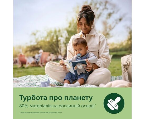 Пустышка Philips AVENT Ultra Soft 0-6 місяців 2 шт (SCF091/41), изображение 8