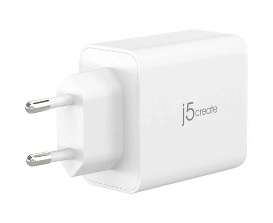 Зарядний пристрій J5create 1xUSB + 2xUSB-C 65W GaN QC3.0/PD/PPS (JUP3365E-EN), зображення 3