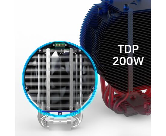 Кулер до процесора Zalman ZET5WHITE, зображення 5