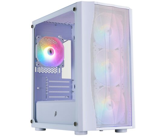 Корпус 1stPlayer X3-M-WH-4F1-W