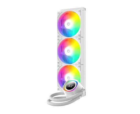 Система жидкостного охлаждения ID-Cooling FX360 TD WHITE, изображение 2