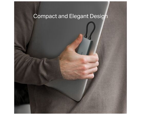 Концентратор TP-Link USB-C 7-in-1 3xUSB + HDMI + SD/TF + USB-C PD100W (UH7021C), изображение 11