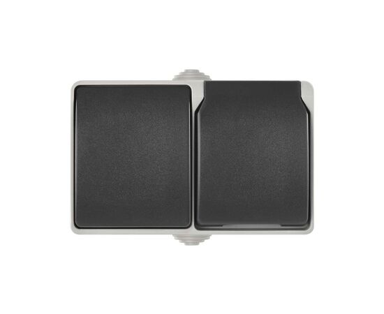 Розетка EMOS 16A 250V IP44 подвійна (A1396.2), изображение 2