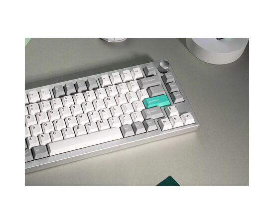 Клавіатура Lemokey P1 Pro Super Red RGB Wireless/Bluetooth/USB Space Silver (P1P-X1-UA), зображення 5