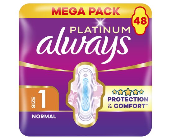 Гигиенические прокладки Always Platinum Normal Размер 1 48 шт. (8700216784719)