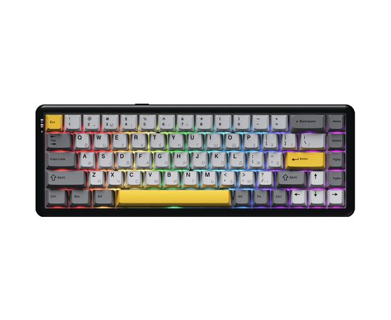 Клавиатура Ajazz AK680 MAX Magnetic Switch RGB USB Black (AK680-M-BGY-AW)