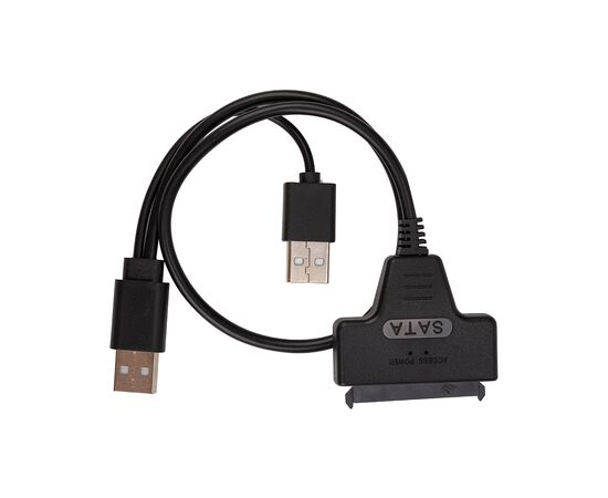 Перехідник USB 2.0 AM to Slimline SATA II 7+6pin PowerPlant (CA914852)
