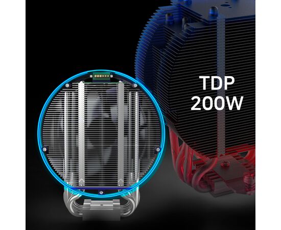 Кулер до процесора Zalman ZET5BLACK, зображення 6