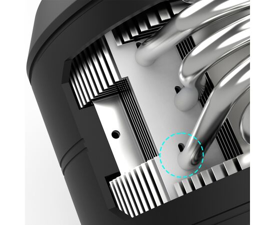 Кулер до процесора Zalman ZET5BLACK, зображення 7