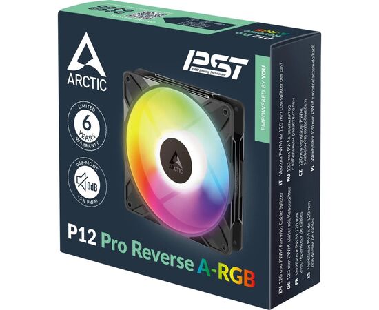 Кулер для корпуса Arctic P12 Pro Reverse A-RGB (ACFAN00322A), изображение 6