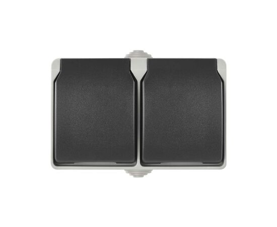 Розетка EMOS 16A 250V IP44 подвійна (A1396.1), изображение 2