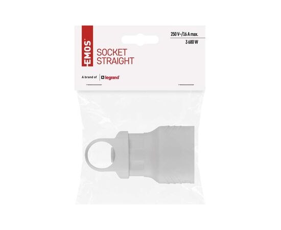 Колодка для удлинителя EMOS біла з заземленням (P0047), изображение 5