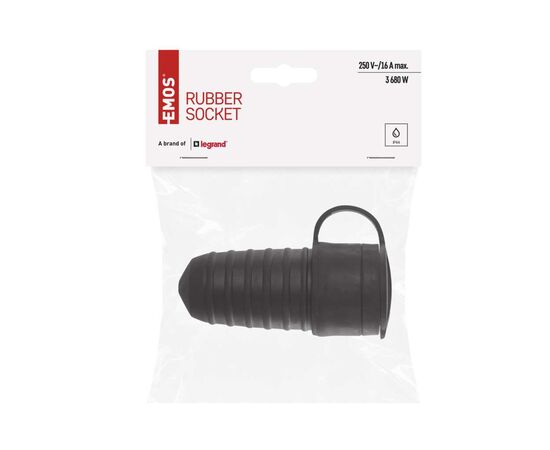 Колодка для удлинителя EMOS IP44 чорна шуко (P0049), изображение 4
