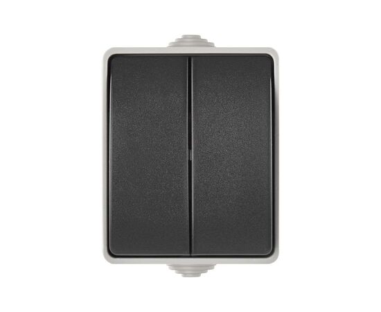 Выключатель EMOS C.5 IP54 подвійний (A1398.1), изображение 2